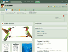 Tablet Screenshot of little-adder.deviantart.com