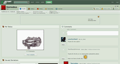 Desktop Screenshot of desmodeus.deviantart.com