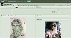 Desktop Screenshot of matthardygirl.deviantart.com