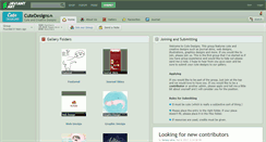 Desktop Screenshot of cutedesigns.deviantart.com