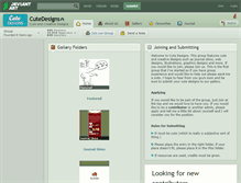 Tablet Screenshot of cutedesigns.deviantart.com