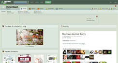 Desktop Screenshot of homendaart.deviantart.com