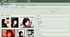 Desktop Screenshot of cold-spark.deviantart.com