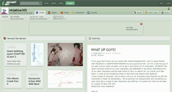 Desktop Screenshot of ninjablue305.deviantart.com
