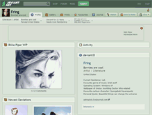Tablet Screenshot of fring.deviantart.com