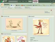 Tablet Screenshot of chacckco.deviantart.com