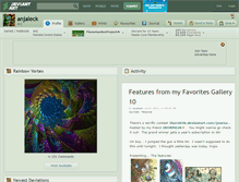 Tablet Screenshot of anjaleck.deviantart.com