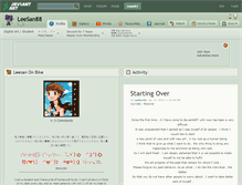 Tablet Screenshot of leesan88.deviantart.com