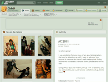 Tablet Screenshot of chibik.deviantart.com