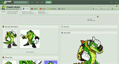 Desktop Screenshot of chaotix-vector.deviantart.com