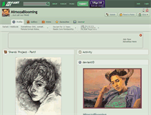 Tablet Screenshot of mimozablooming.deviantart.com