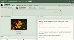 Desktop Screenshot of demondes.deviantart.com