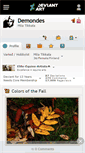 Mobile Screenshot of demondes.deviantart.com