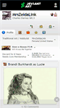 Mobile Screenshot of mrszeldalink.deviantart.com
