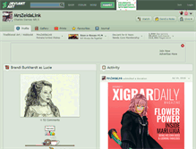 Tablet Screenshot of mrszeldalink.deviantart.com
