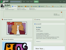 Tablet Screenshot of bo-bark.deviantart.com