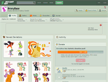 Tablet Screenshot of bronybase.deviantart.com