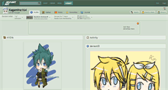 Desktop Screenshot of kagamine164.deviantart.com