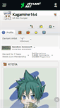 Mobile Screenshot of kagamine164.deviantart.com