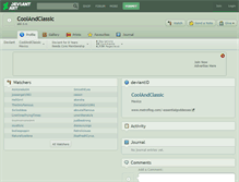 Tablet Screenshot of coolandclassic.deviantart.com