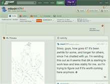 Tablet Screenshot of miked411711.deviantart.com