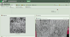 Desktop Screenshot of deathsmile.deviantart.com