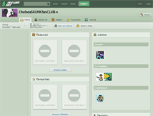 Tablet Screenshot of chelseaskunkfanclub.deviantart.com