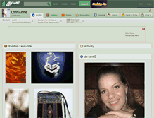 Tablet Screenshot of lorrianne.deviantart.com