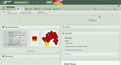 Desktop Screenshot of hellchat.deviantart.com