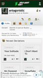 Mobile Screenshot of antagonistic.deviantart.com
