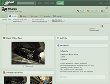 Tablet Screenshot of frivasbx.deviantart.com