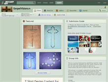 Tablet Screenshot of gospelvisions.deviantart.com