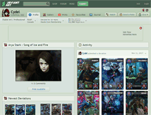 Tablet Screenshot of cydel.deviantart.com