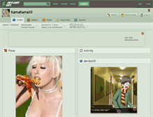 Tablet Screenshot of kamakamaxii.deviantart.com