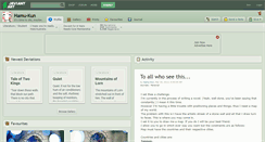 Desktop Screenshot of hamu-kun.deviantart.com
