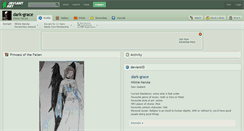 Desktop Screenshot of dark-grace.deviantart.com
