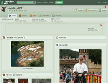 Tablet Screenshot of half-orc-fff.deviantart.com