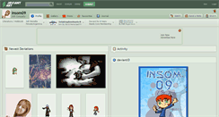 Desktop Screenshot of insom09.deviantart.com