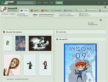 Tablet Screenshot of insom09.deviantart.com