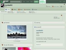 Tablet Screenshot of monika002.deviantart.com