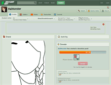 Tablet Screenshot of maimonster.deviantart.com