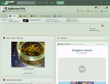 Tablet Screenshot of katherine1995.deviantart.com