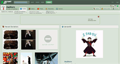 Desktop Screenshot of madmoro.deviantart.com