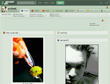 Tablet Screenshot of evilneil.deviantart.com