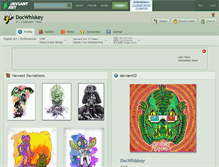 Tablet Screenshot of docwhiskey.deviantart.com