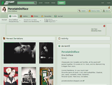 Tablet Screenshot of porcelaindollface.deviantart.com