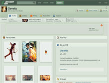 Tablet Screenshot of cleveits.deviantart.com
