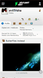 Mobile Screenshot of eviltrisha.deviantart.com