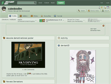 Tablet Screenshot of cutedoodles.deviantart.com