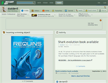 Tablet Screenshot of dustdevil.deviantart.com